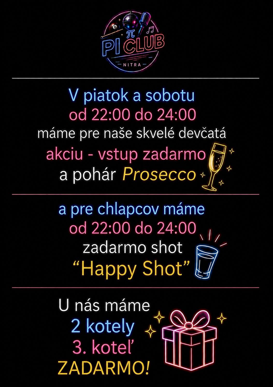 Pi CLUB akcia